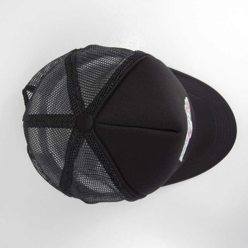 Magic Embroidered Woman's Hat Black Rope Trucker Foam Cap - Picture 5 of 10